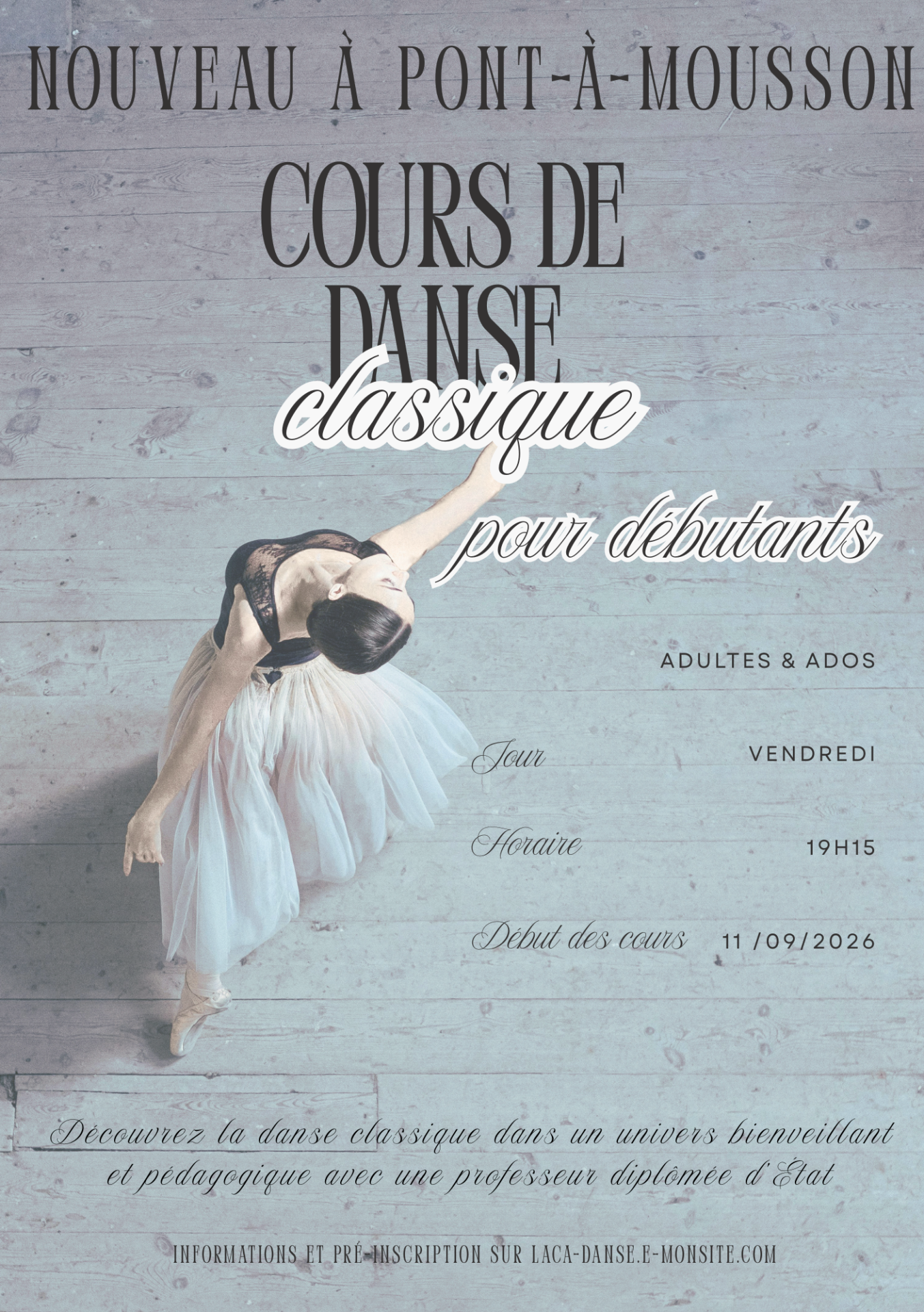 Cours de danse classique